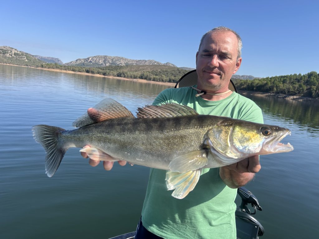 Lucio captura España / vacaciones de pesca en España / vacances pêche Espagne